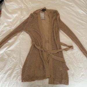 Rose Gold Cardigan Dress